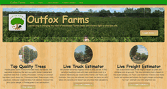 Desktop Screenshot of outfoxfarms.com